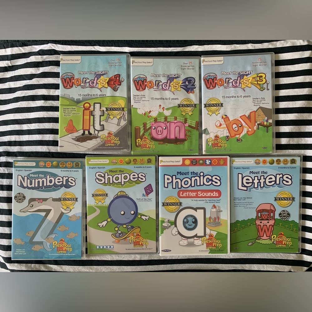 PRESCHOOL PREP DVDs